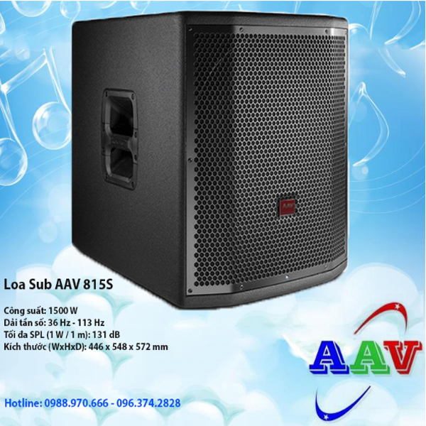 Loa sub sân khấu chất lượng cao AAV 818S